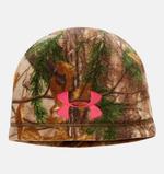 Under Armour 1247308946 ColdGear Infrared Scent Control Camo Beanie Womens Hunting Headwear | 39688